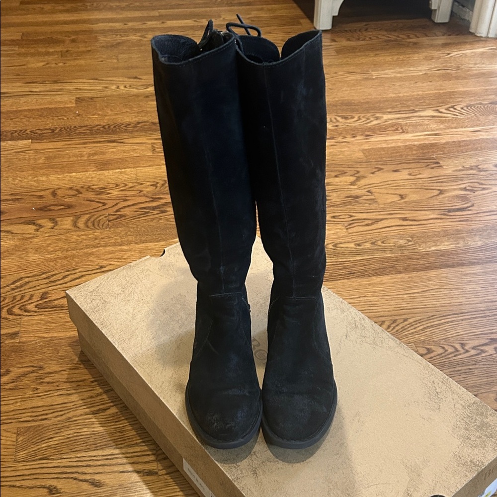 Born Black wide shaft tall boots - Picture 3 of 15